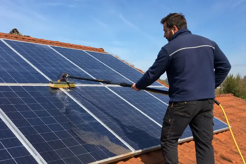 Nettoyage et entretien de panneaux solaires à Reventin-Vaugris